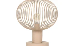 Trio Lighting Gila Bordslampa 33cm E27 sandfärgad* Bordslampor