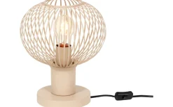 Bordslampor<Trio Lighting Gila Bordslampa 23cm E27 sandfärgad