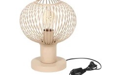 Bordslampor<Trio Lighting Gila Bordslampa 23cm E27 sandfärgad