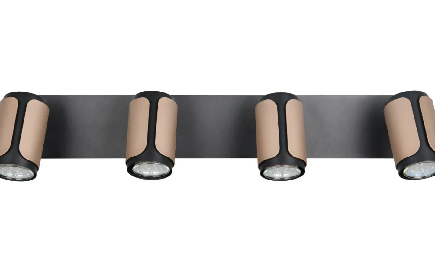 Avlånga Takspotlights|Takspot Med Minst 4 Lampor<Trio Lighting Gillan Spotlight 4-delad GU10 kaffebrun