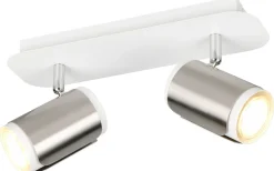 Gillan Spotlight 2-delad GU10 borstad stål