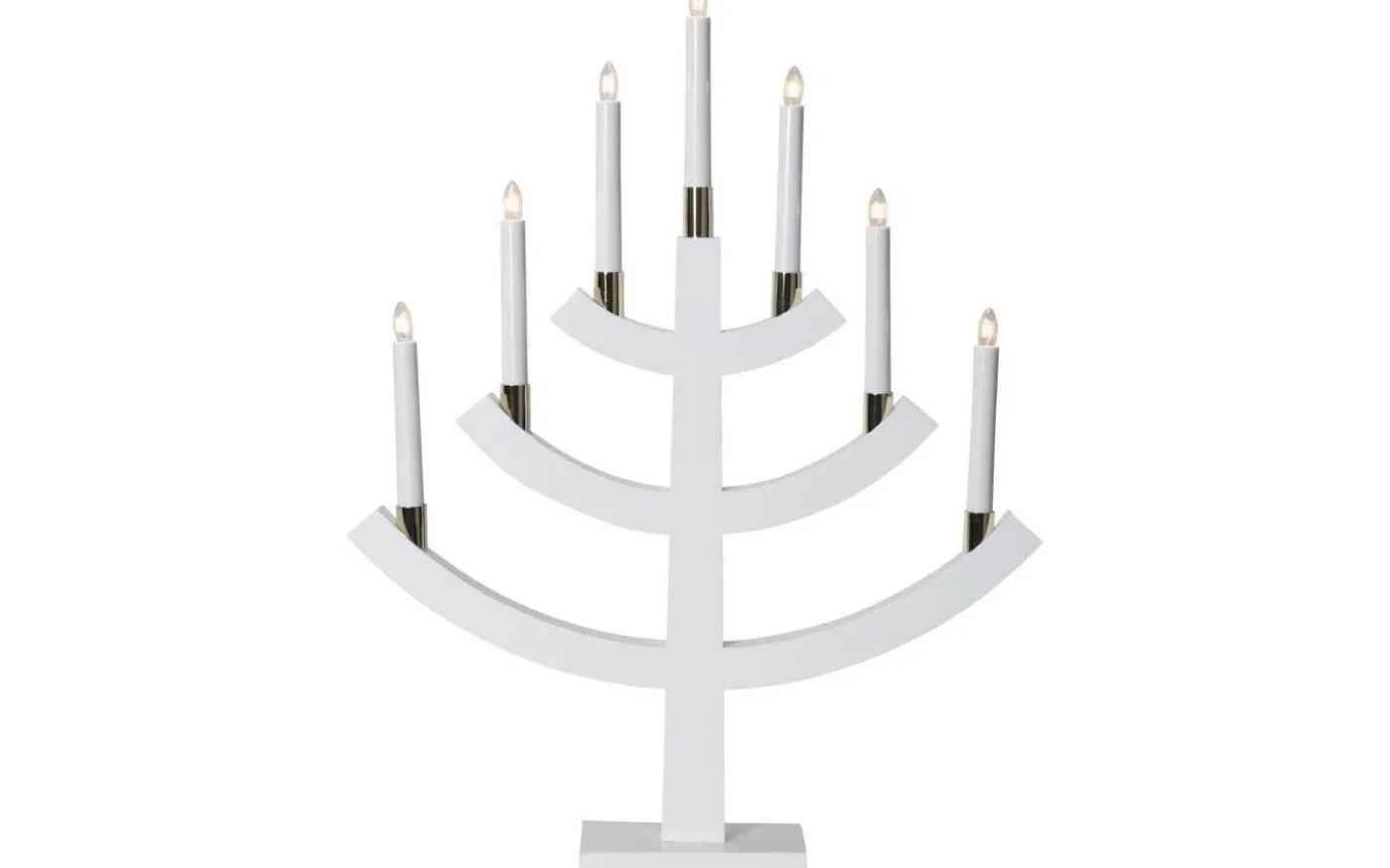 Gillian Adventsljusstake Vit 64cm