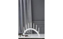 Star Trading Gillian Adventsljusstake Båge Vit 40cm* Visa Alla Adventsljusstakar|Adventsljusstakar 31-60 Cm