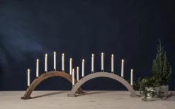 Star Trading Gillian Adventsljusstake 40cm Brunbets* Visa Alla Adventsljusstakar|Adventsljusstakar 31-60 Cm