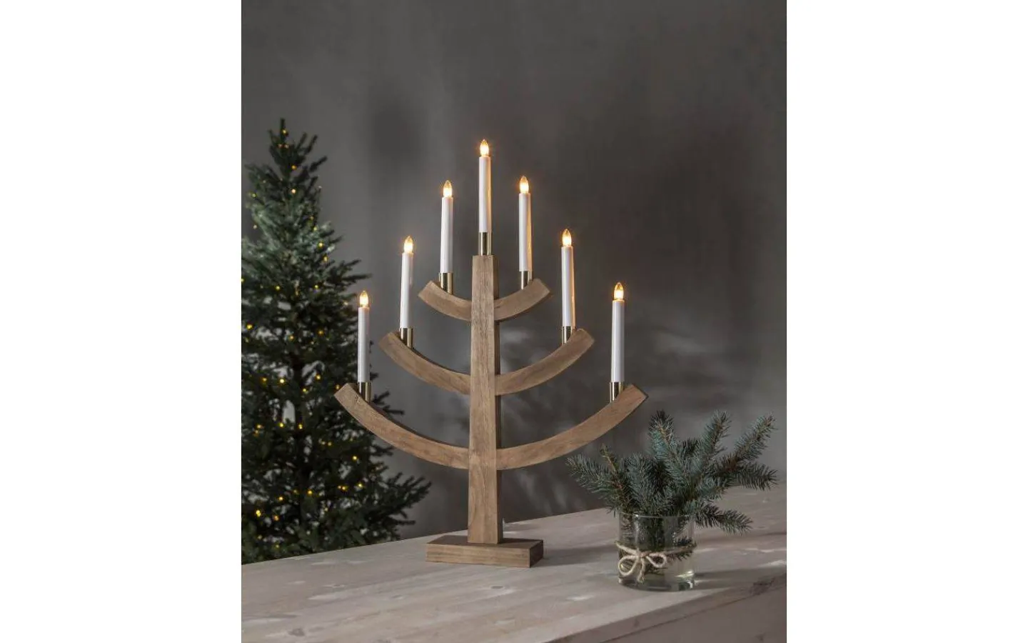 Star Trading Gillian Ljusstake 64cm Brun* Visa Alla Adventsljusstakar|Adventsljusstakar 61-120 Cm