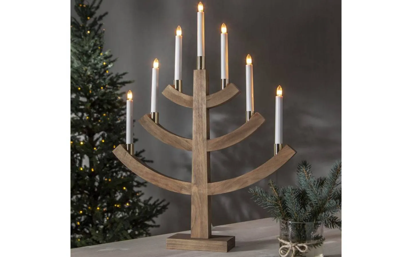 Star Trading Gillian Ljusstake 64cm Brun* Visa Alla Adventsljusstakar|Adventsljusstakar 61-120 Cm