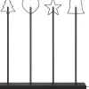 Markslojd Ginger Adventsljusstake 40cm 4L Svart* Visa Alla Adventsljusstakar|Adventsljusstakar 31-60 Cm