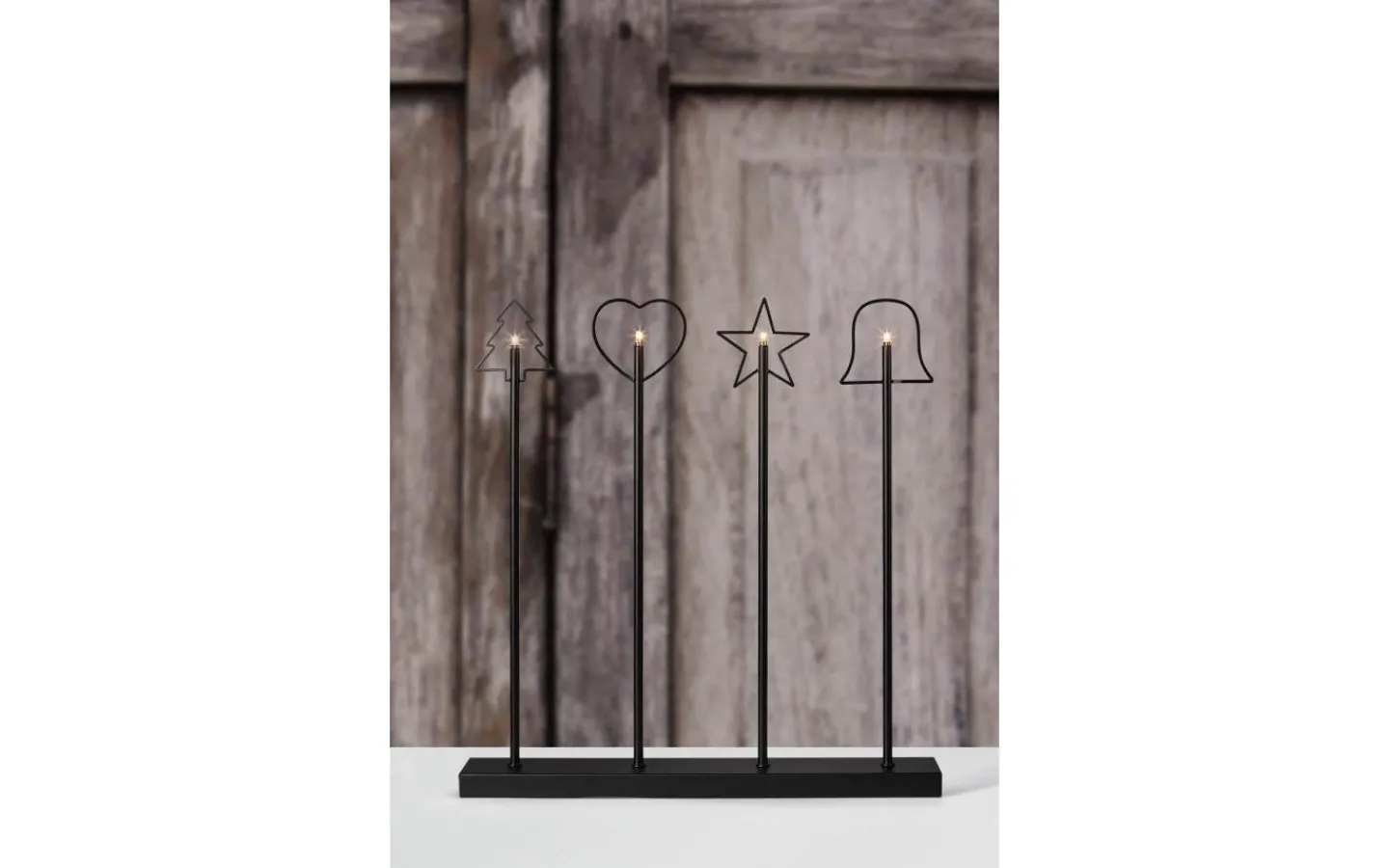 Markslojd Ginger Adventsljusstake 40cm 4L Svart* Visa Alla Adventsljusstakar|Adventsljusstakar 31-60 Cm