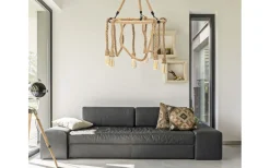 Stora Taklampor Ø50-69 Cm<Mauro Ferretti Gioia Taklampa 64cm Bambu/Rep