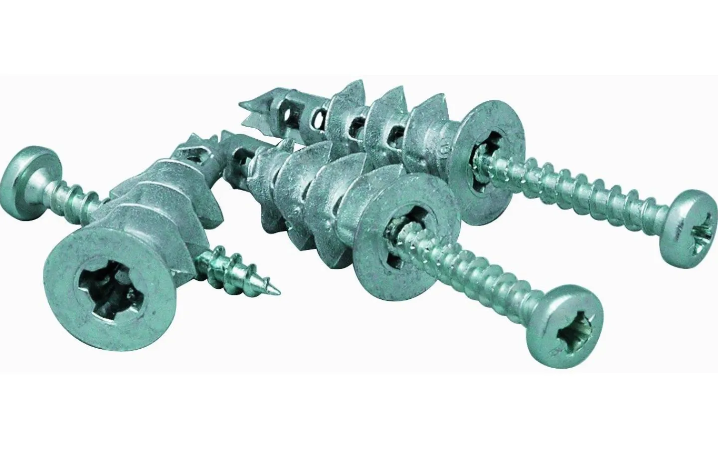 Fäst & Kopplingsmaterial<Malmbergs Gipsankare, Ankare 6x38 mm, Skruv 4,5x35 mm, 5 st