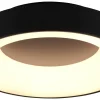 Plafonder<Trio Lighting Girona Plafond LED 45cm mattsvart