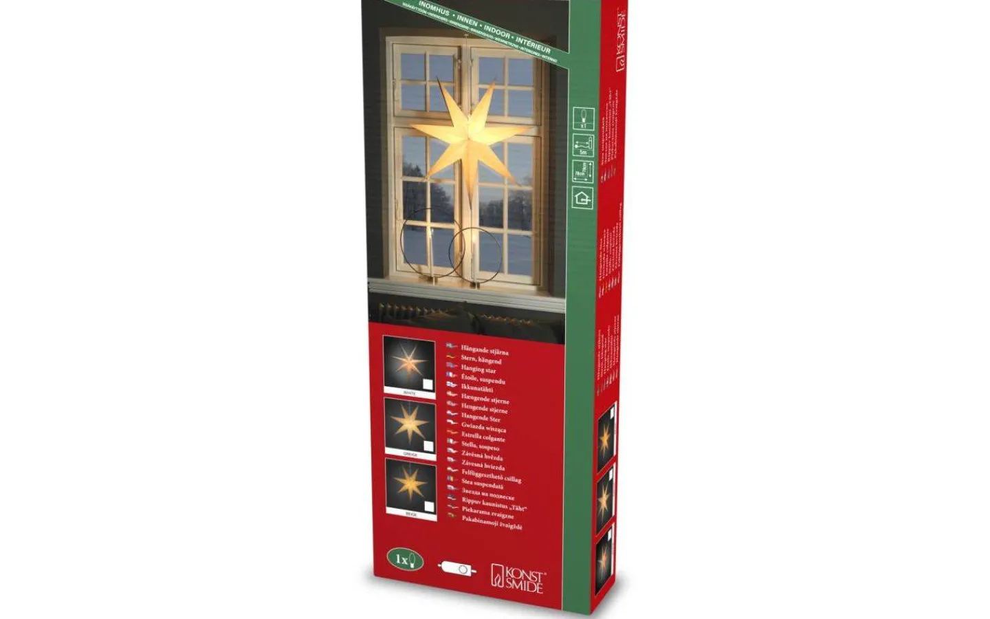 Konstsmide Glada Julstjärna 78cm Beige* Visa Alla Julstjärnor|Julstjärnor Med Sladd