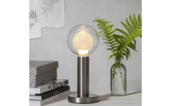 Star Trading Glans Bordslampa 17cm Borstat stål* Vardagsrum|Sovrum