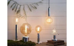 Star Trading Glans Bordslampa 8,5cm E27 Krom* Vardagsrum|Bordslampor