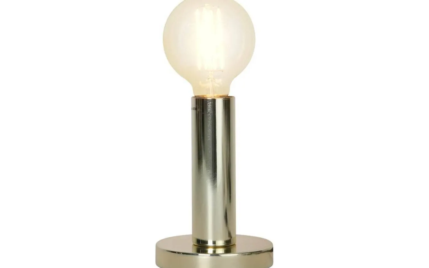 Glans Bordslampa 17cm E27 Mässing