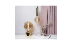 Glans Bordslampa 10cm Mässing