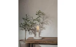 Vardagsrum|Bordslampor<Star Trading Glans Bordslampa 8,5cm Vit