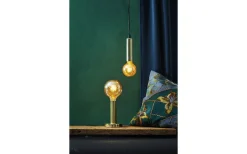 Star Trading Glans Pendel E27 3,5m kabel Mässing* Sladdställ Med Sockel|Fönsterlampor