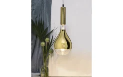 Star Trading Glans Pendel E27 3,5m kabel Mässing* Sladdställ Med Sockel|Fönsterlampor