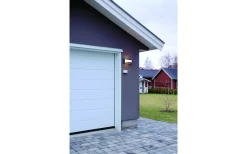 Utomhusarmaturer, Stolpar|Vägglampor Utomhus<Malmbergs Glasgow Vägglampa E27 Svart/Opal IP44