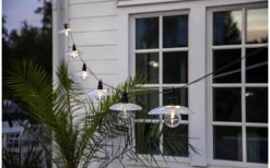 Star Trading Glassy Light Ljusslinga 3,5m 6L Svart IP44* Partyslingor Utomhus 230V|Partyslingor Utomhus 230V