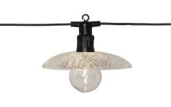 Star Trading Glassy Light Ljusslinga 3,5m 6L Svart IP44* Partyslingor Utomhus 230V|Partyslingor Utomhus 230V