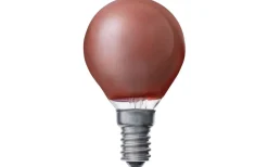 Unison Glödlampa E14 Klot Röd 25W* Glödlampor E14