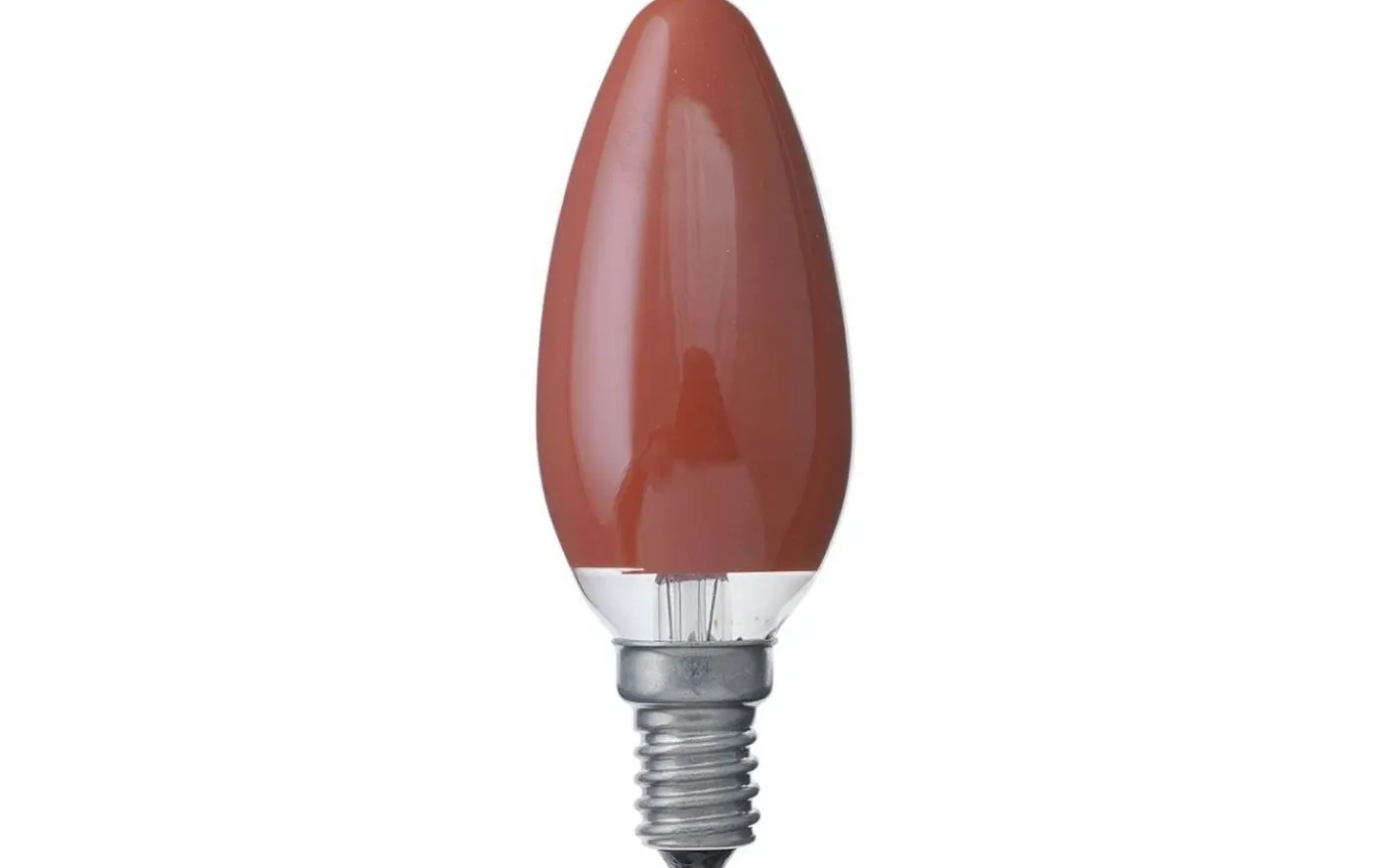 Glödlampa E14 Kron Röd 25W