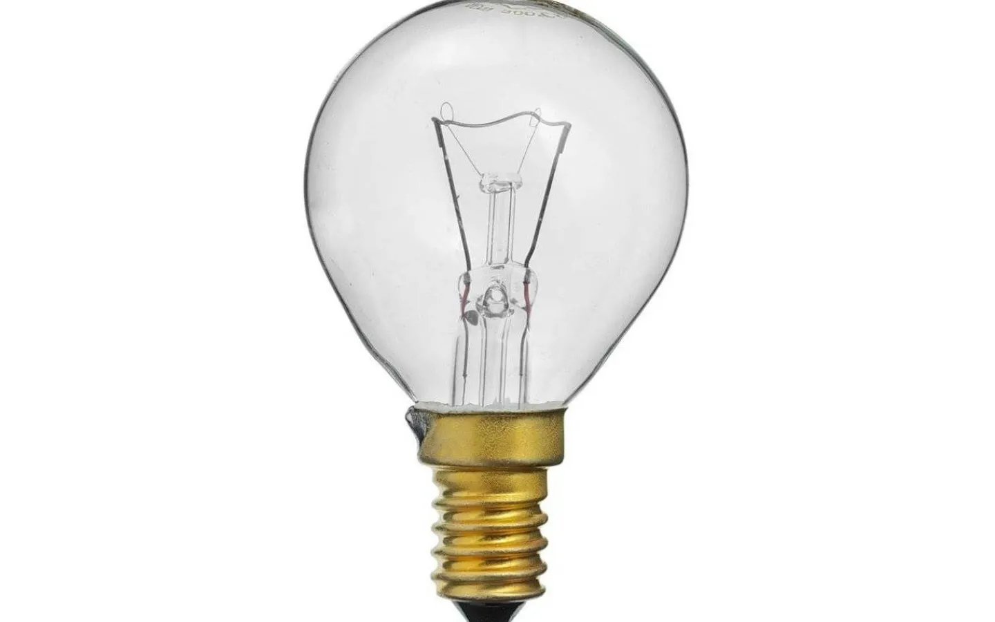 Glödlampor E14<Unison Glödlampa E14 Ugnslampa 300° Klot 25W