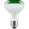 Glödlampa R63 Grön, E27 40W