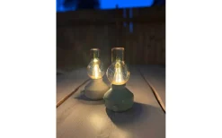 Uppladdningsbara Lampor Utomhus|Uppladdningsbara Lampor Utomhus<PR Home Glimt Uppladdningsbar Bordslampa 21cm Sand/Amber IP44