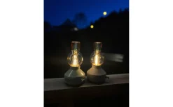 Uppladdningsbara Lampor Utomhus|Uppladdningsbara Lampor Utomhus<PR Home Glimt Uppladdningsbar Bordslampa 21cm Sand/Amber IP44