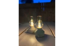 Glimt Uppladdningsbar Bordslampa 21cm Grön/Amber IP44