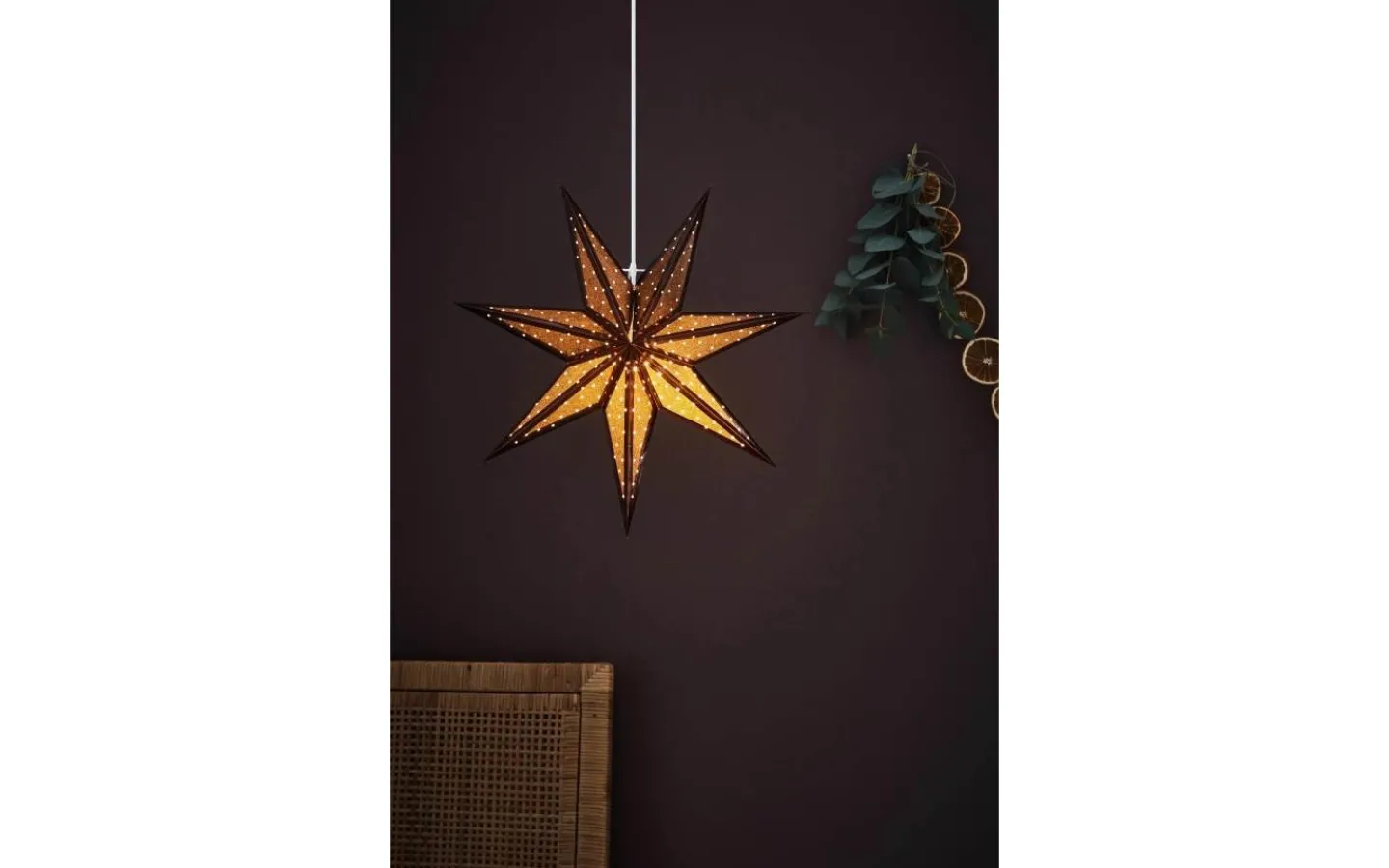 Visa Alla Julstjärnor|Julstjärnor Med Sladd<Markslojd Glitter Julstjärna 45cm Brons