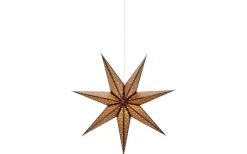 Glitter Julstjärna 75cm Brons