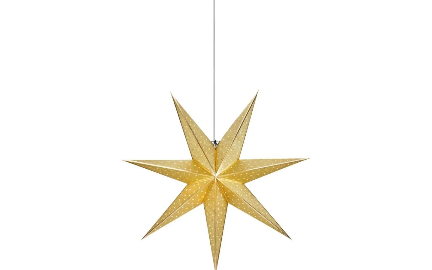 Markslojd Glitter Julstjärna 45cm Guld* Visa Alla Julstjärnor|Julstjärnor Med Sladd