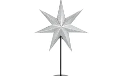 Visa Alla Julstjärnor|Julstjärnor På Fot<Markslojd Glitter Julstjärna på fot 65cm Svart/Silver