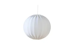 Vardagsrum|Sovrum<Hallbergs Glob Lampskärm Ø50cm Stretch Vit Lyx