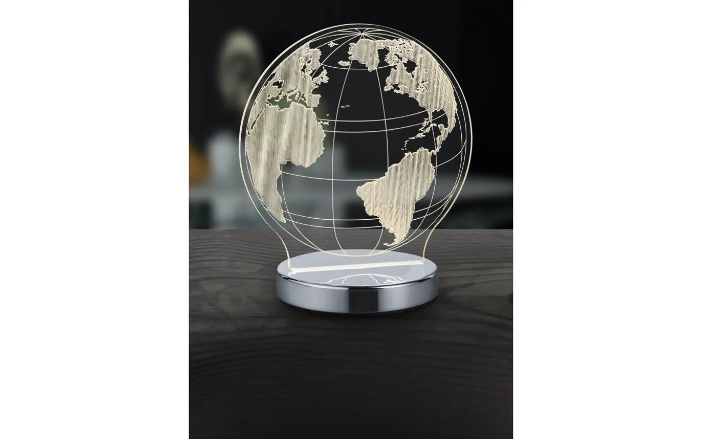 Globe Bordslampa LED i krom