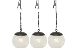 Solcellslampor Dekoration|Visa Alla Solcellslampor<Star Trading Globe Solcellslampa 10cm 3-Pack Klar