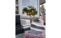 Solcellslampor Dekoration|Visa Alla Solcellslampor<Star Trading Globini Solcellsdriven Ljusslinga Vit 4,75m LED