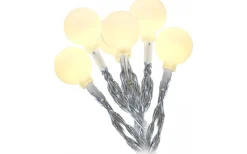 Solcellslampor Dekoration|Visa Alla Solcellslampor<Star Trading Globini Solcellsdriven Ljusslinga Vit 4,75m LED