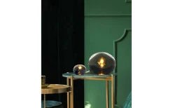 Vardagsrum|Bordslampor<Aneta Globus Bordslampa 24cm Rök