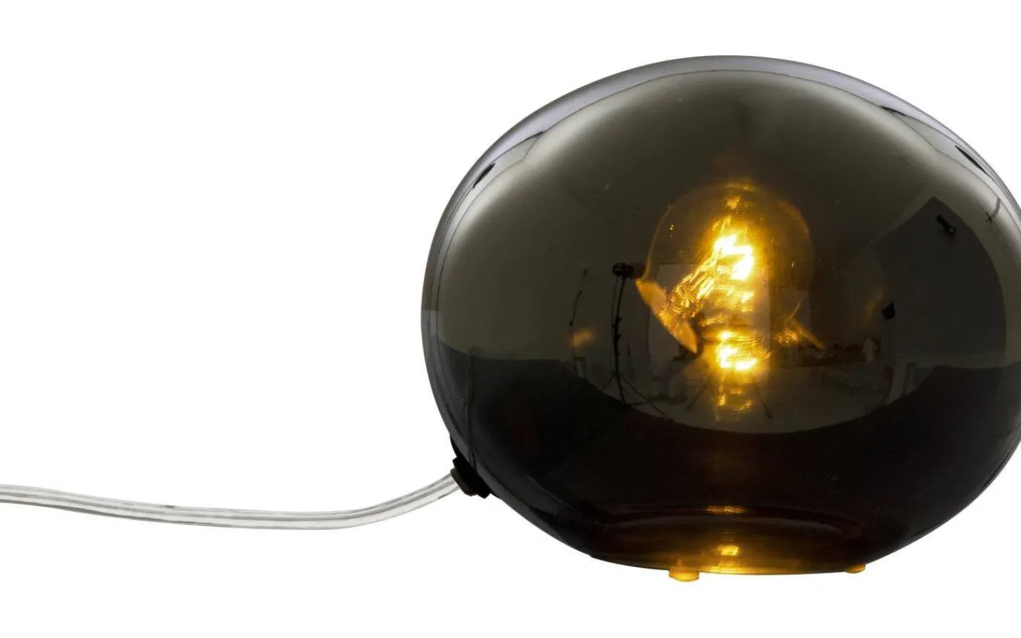 Aneta Globus Bordslampa 18cm Rök* Vardagsrum|Bordslampor