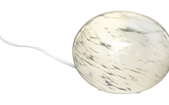 Aneta Globus Bordslampa 18cm Vit Prickig* Bordslampor