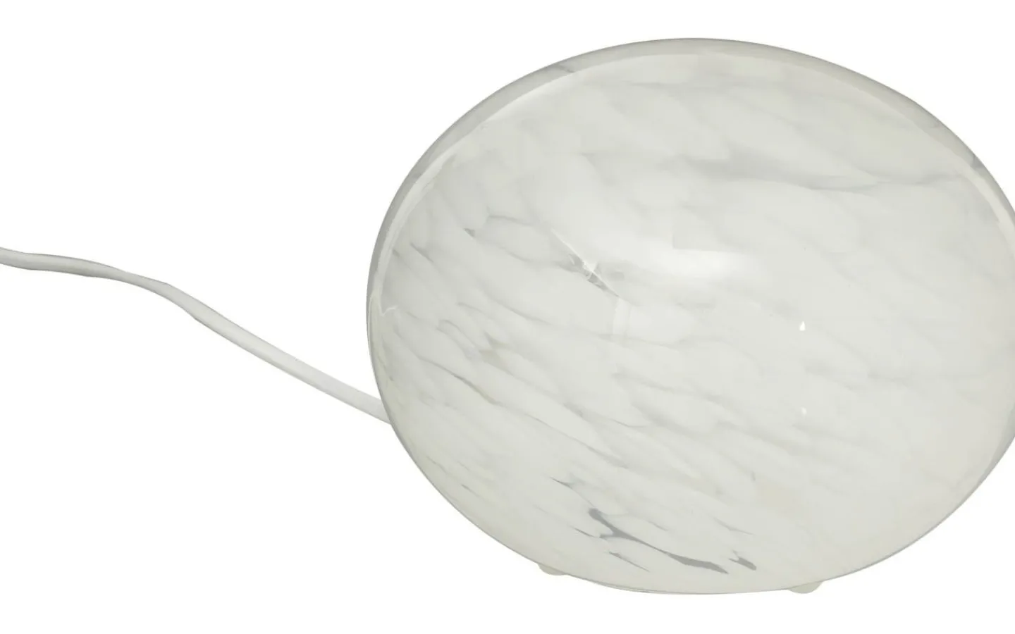 Aneta Globus Bordslampa 18cm Vit Prickig* Bordslampor