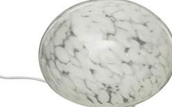 Globus Bordslampa 24cm Vit Prickig