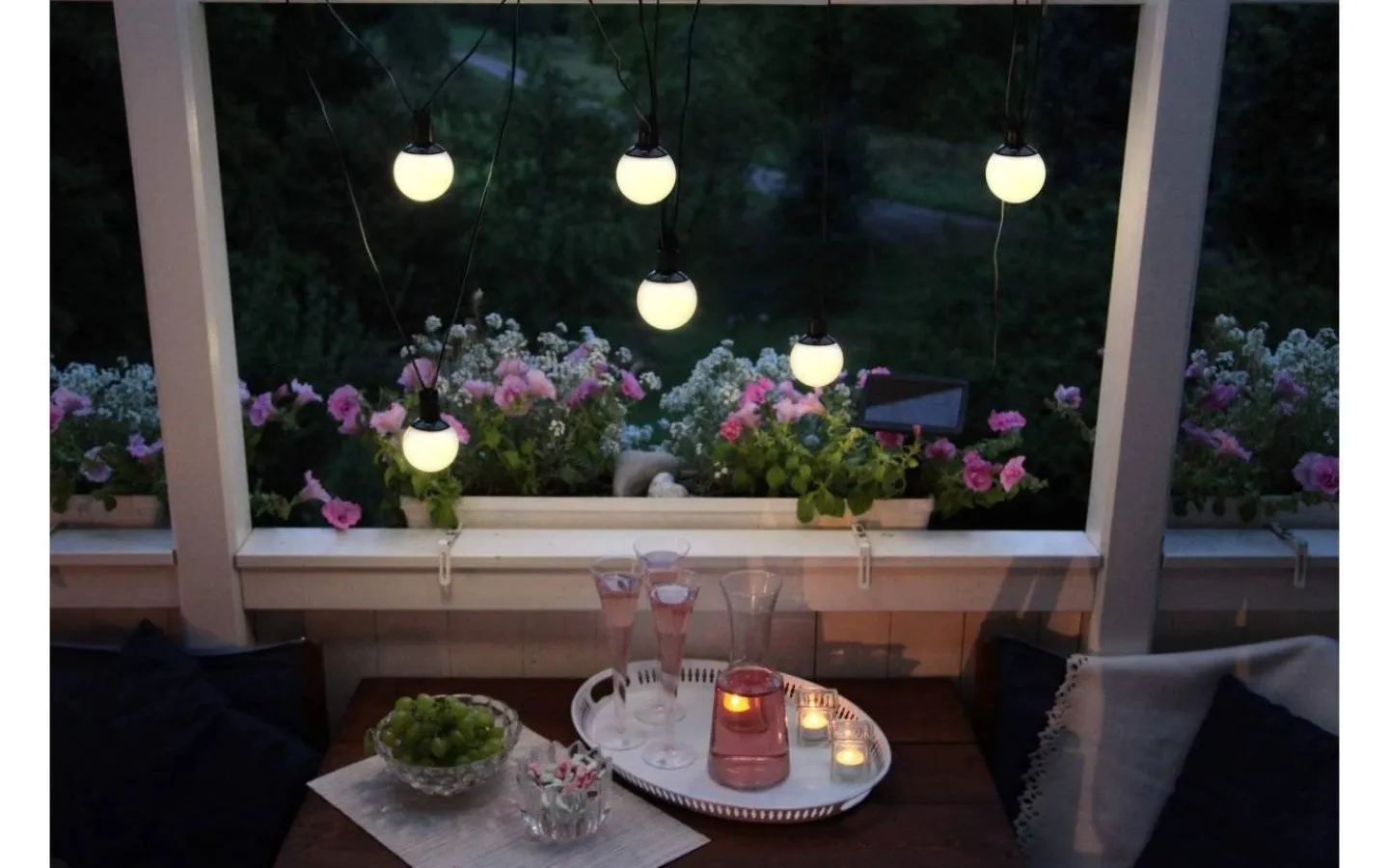 Star Trading Globus Solcellsdriven Ljusslinga 2-i-1 Miniklot 5m* Solcellslampor Dekoration|Visa Alla Solcellslampor