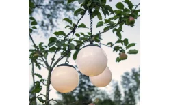 Globus Solcellslampa 10cm 3-pack Opal