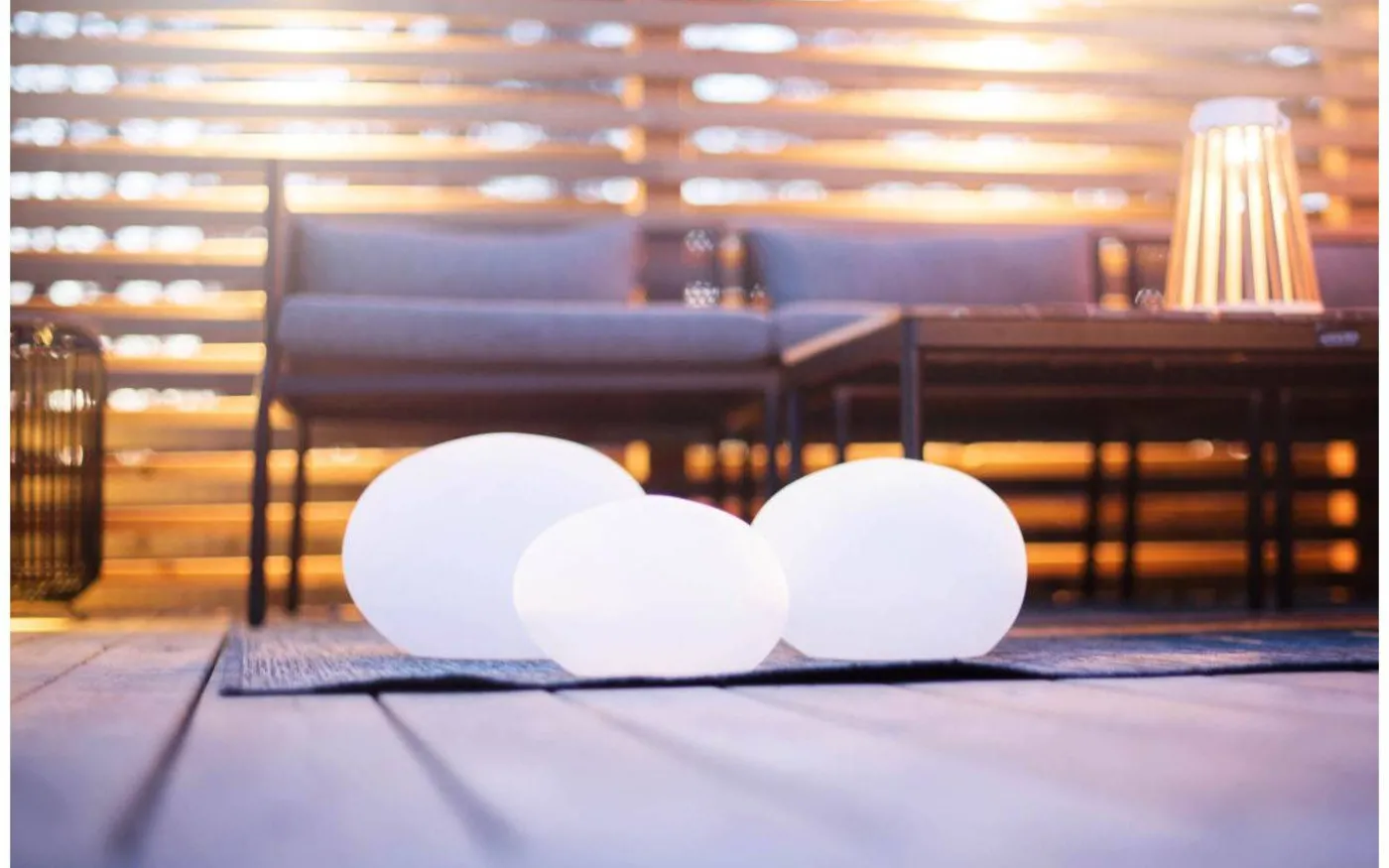 Globy Solcellsdekoration 40cm Vit IP44